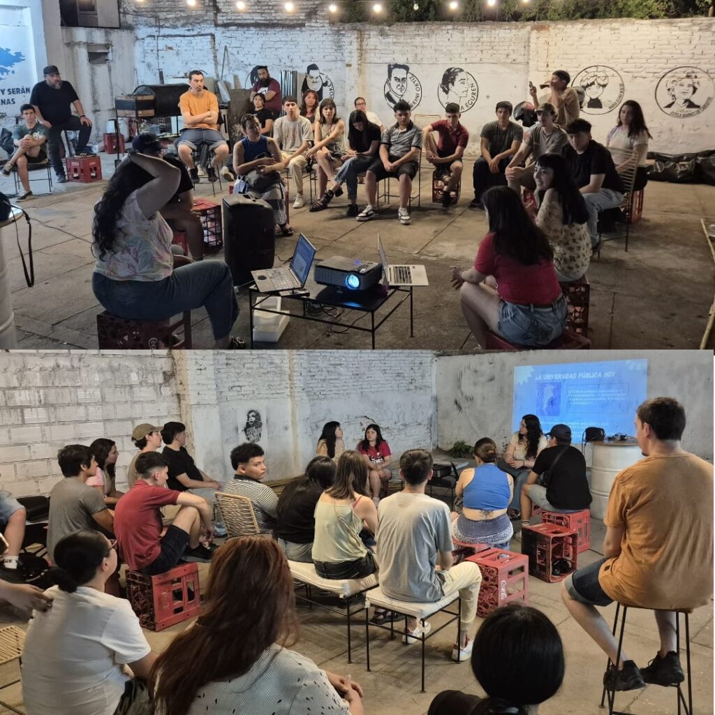 » En el 18° Viernes de Resistencia, a 100 días de lucha, nos encontramos nuevamente entre compañeros✌🏻 foto ateneo 11