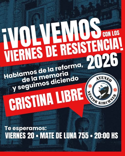 Arrancamos el 2026! Vuelven los Viernes de Resistencia • ✌🏻 foto ateneo 15