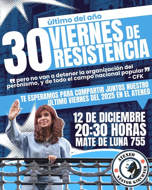 » Último Viernes de Resistencia del año ✌🏻 foto ateneo 16