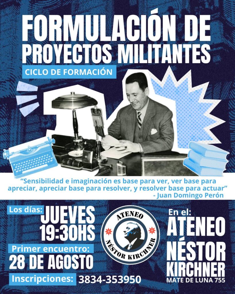 📝 CICLO DE FORMACIÓN: FORMULACIÓN DE PROYECTOS MILITANTES foto ateneo 7