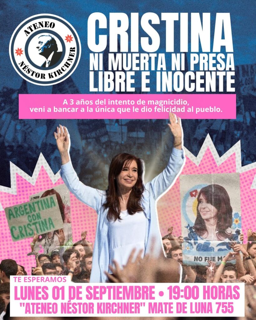 » Cristina, ni MUERTA ni PRESA❤️🔥 foto ateneo 9